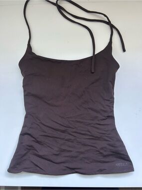 Grace Brown Halter Camisole